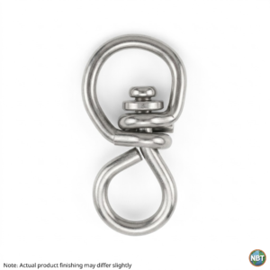 Heavy Duty Stainless Steel Bhanvar Kadi Swivel Connector for Cattle Tethering