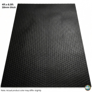 Anti-Skid, Durable, Heavy-Duty Plain Rubber Cow Mat | Floor Mat for Cattle, Buffalo, and Stables - 4ft x 6.5ft