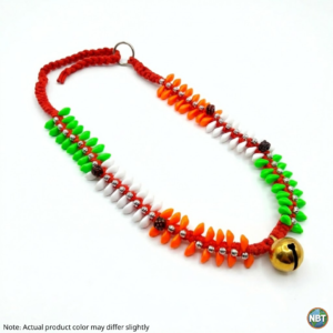 Kawadi Mala with Ghungaroo For Cattle | Evil Eye Protection | Nylon Kawadi Kanda Neck Callar (4ft Length)